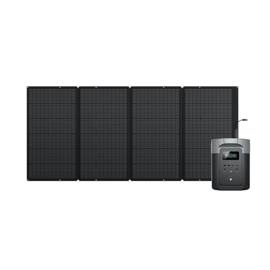EcoFlow DELTA 2 Max Portable Power Station DELTA 2 Max + 400W Portable Solar Panel