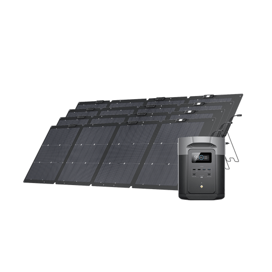 EcoFlow DELTA 2 Max Solar Generator (PV220W) 4*220W + DELTA 2 Max