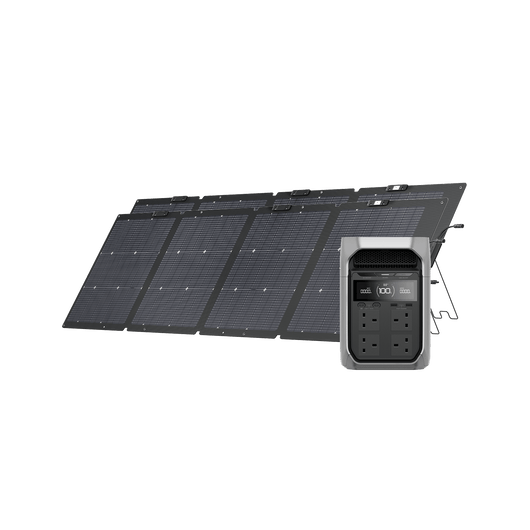 EcoFlow DELTA 3 Series Solar Generator (PV220W) DELTA 3 Plus / 2*220W Portable Solar Panel