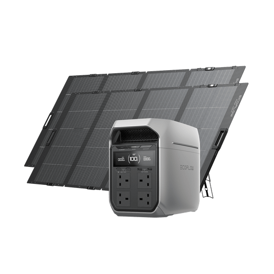 EcoFlow DELTA 3 Series Solar Generator (PV400W) DELTA 3 Plus / 2*400W Solar Panel