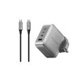Load image into Gallery viewer, EcoFlow RAPID Pro Charger (140W, 4 Ports, GaN) RAPID Pro 140W Charger + 240W USB-C to USB-C Nylon Cable