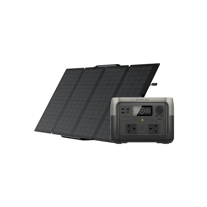 Load image into Gallery viewer, EcoFlow RIVER 2 Max Portable Power Station RIVER 2 Max + 160W Portable Solar Panel
