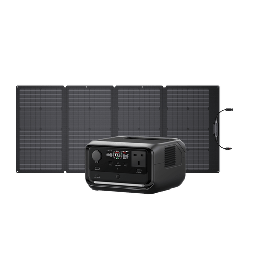 EcoFlow RIVER 3 Plus Solar Generator (PV 60W) RIVER 3 Plus / 160W Portable Solar Panel