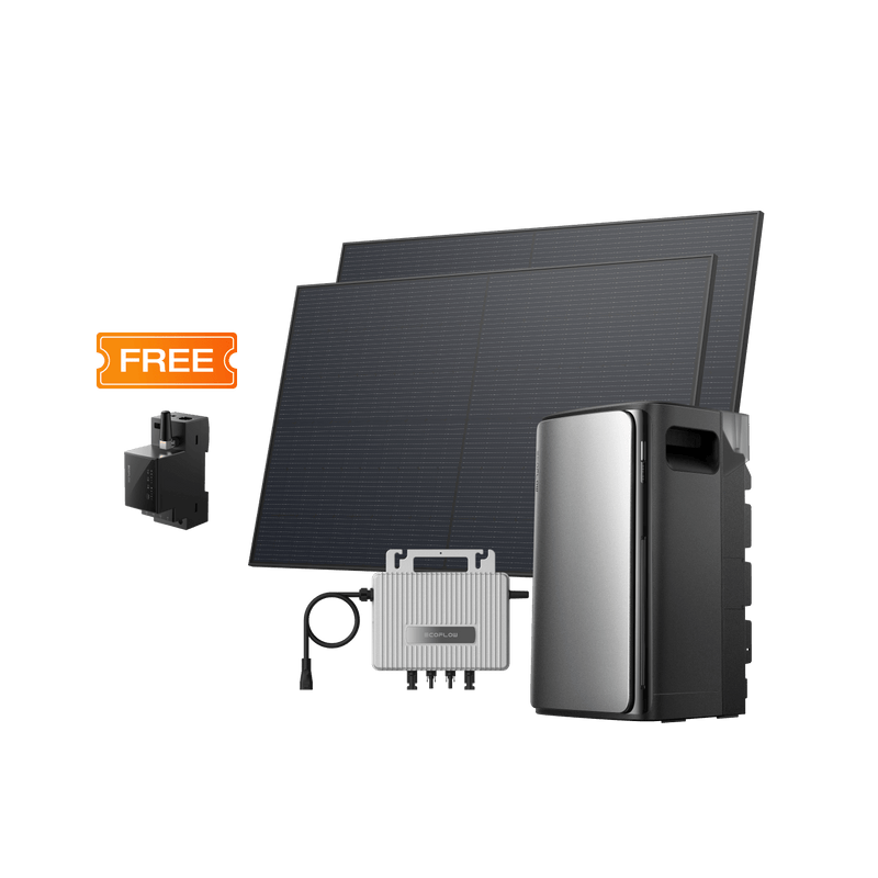 Load image into Gallery viewer, EcoFlow STREAM AC Pro STREAM AC Pro / 2 × 450W Rigid Solar Panel + STREAM Microinverter