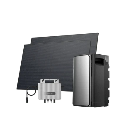 EcoFlow STREAM AC Pro STREAM AC / 2 × 450W Rigid Solar Panel + STREAM Microinverter