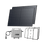 Load image into Gallery viewer, EcoFlow STREAM Balcony Kit Lattice Balcony / (1040Wp) 2 _ 520W Rigid Solar Panel + STREAM Microinverter / Hook Kit: Lattice Balcony