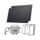 Load image into Gallery viewer, EcoFlow STREAM Balcony Kit Lattice Balcony / (900Wp) 2 _ 450W Rigid Solar Panel + STREAM Microinverter / Hook Kit: Lattice Balcony