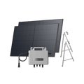 Load image into Gallery viewer, EcoFlow STREAM Balcony Kit Concrete Balcony / (1040Wp) 2 _ 520W Rigid Solar Panel + STREAM Microinverter / Bracket: Concrete Balcony