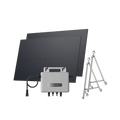 Load image into Gallery viewer, EcoFlow STREAM Balcony Kit Lattice Balcony / (900Wp) 2 _ 450W Rigid Solar Panel + STREAM Microinverter / Bracket: Lattice Balcony
