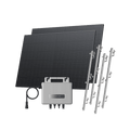 Load image into Gallery viewer, EcoFlow STREAM Balcony Solar System STREAM Microinverter + 2 x 400 W Rigid Solar Panel / Bracket: Pitched Roof