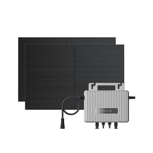 EcoFlow STREAM Balcony Solar System STREAM Microinverter + 2 x 400 W Rigid Solar Panel / No brackets