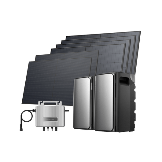 EcoFlow STREAM Ultra/Pro STREAM Ultra / STREAM AC Pro + 4 × 520W Rigid Solar Panel + 2 × 450W Rigid Solar Panel + STREAM Microinverter