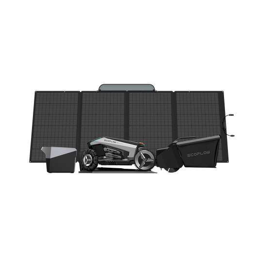 EcoFlow BLADE Robotic Lawn Mower BLADE + Lawn Sweeper Kit + Smart Extra Battery + 400W Solar Panel