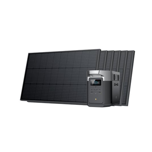 EcoFlow DELTA Max + 100W Rigid Solar Panel