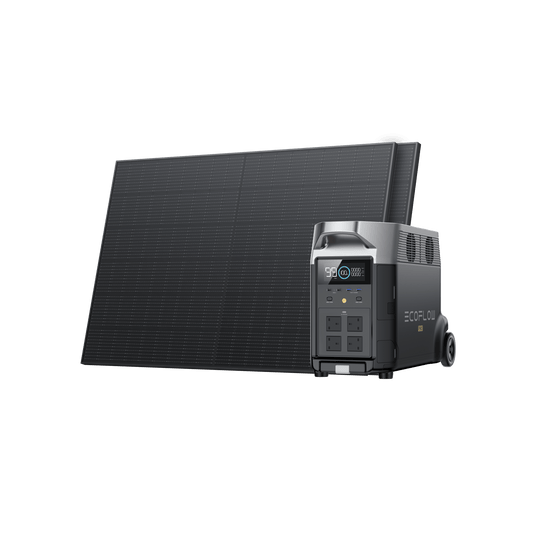 EcoFlow DELTA Pro + 400W Rigid Solar Panel 2 / Without Extra Battery
