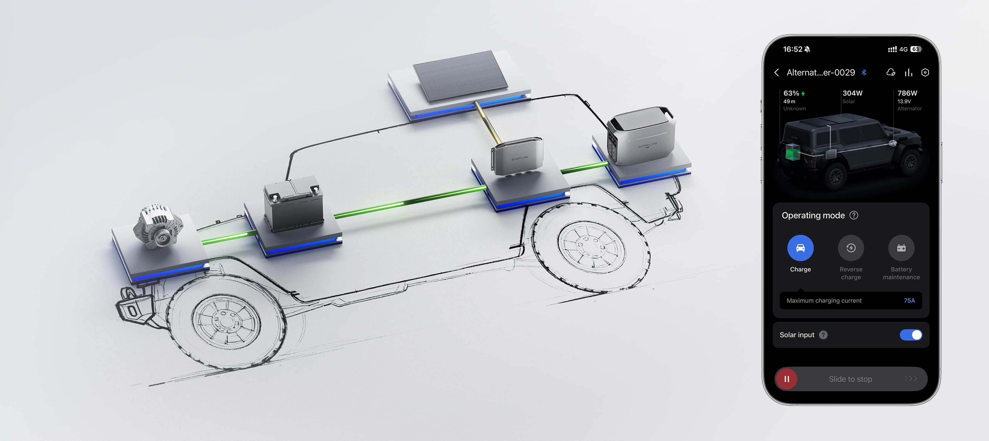 Reverse Charging for Car Battery Protection