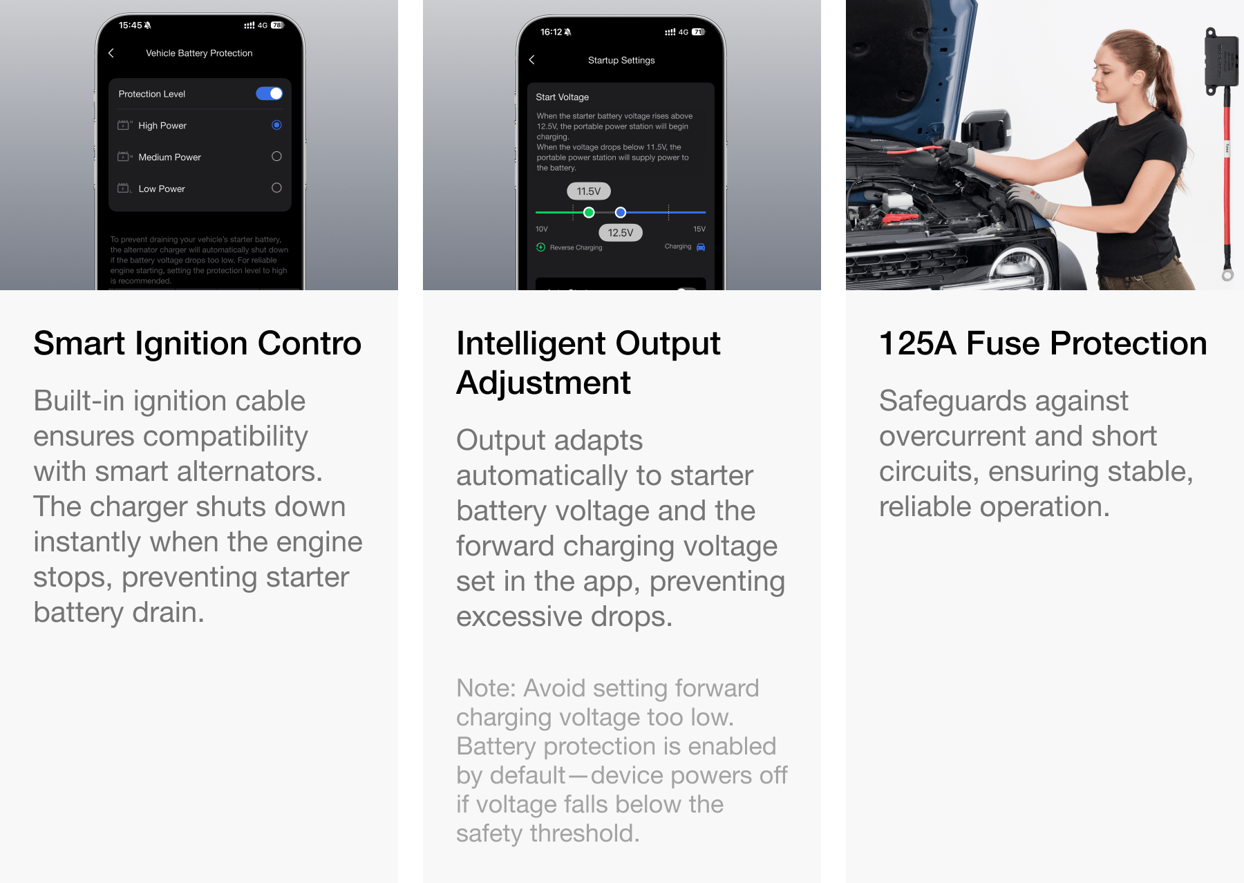 Safer – Enhanced Alternator & Starter Battery Protection