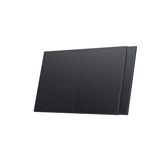 EcoFlow 400W Rigid Solar Panel (2 pieces) (Recommended Accessory) 2x 400W Rigid Solar Panel + 4x Rigid Solar Panel mounting feet