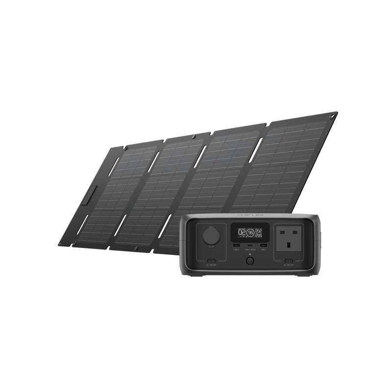 Load image into Gallery viewer, EcoFlow 45W Portable Solar Panel RIVER 3 + 45W Solar Panel  (Type-C)
