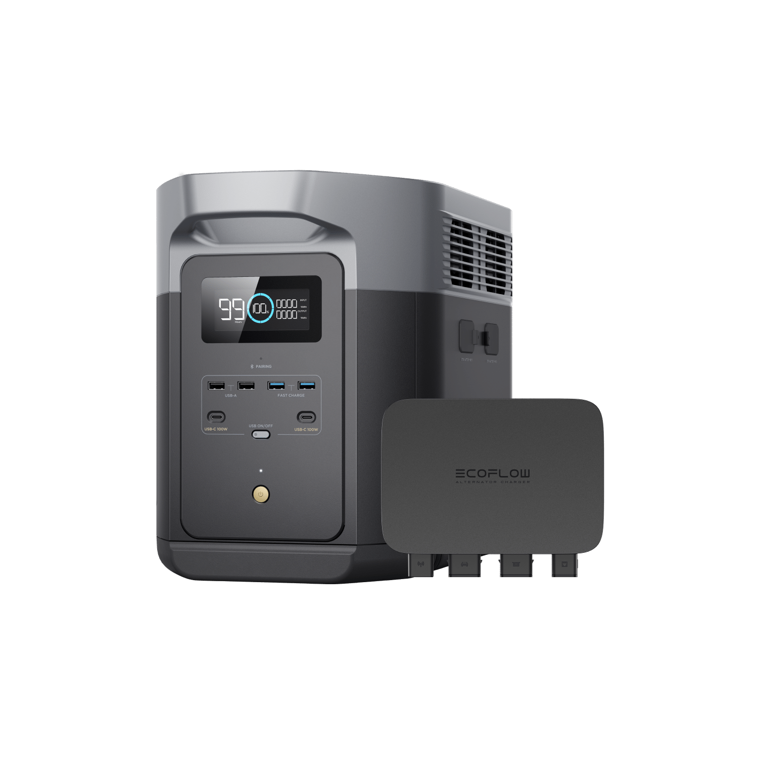 EcoFlow 800W Alternator Charger+ EcoFlow DELTA 2 Max - EcoFlow UK