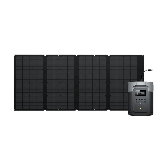 EcoFlow DELTA 2 Max + 160W Portable Solar Panel 1