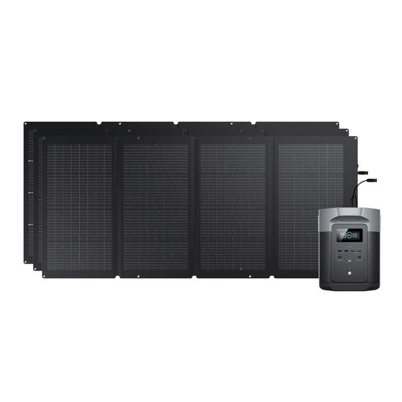 Load image into Gallery viewer, EcoFlow DELTA 2 MAX + 220W Portable Solar Panel 3
