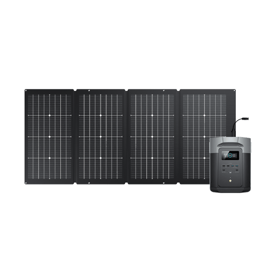 EcoFlow DELTA 2 MAX + 220W Portable Solar Panel 1