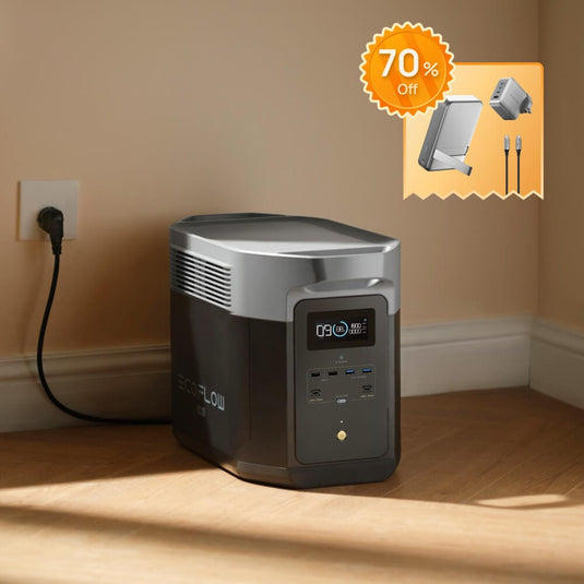 EcoFlow DELTA 2 Max Portable Power Station DELTA 2 Max +  RAPID 10K + RAPID Pro Charger (140W)