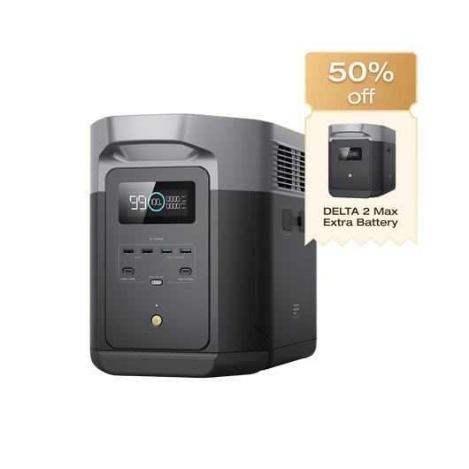 EcoFlow DELTA 2 Max Portable Power Station DELTA 2 Max + Smart Extra Battery