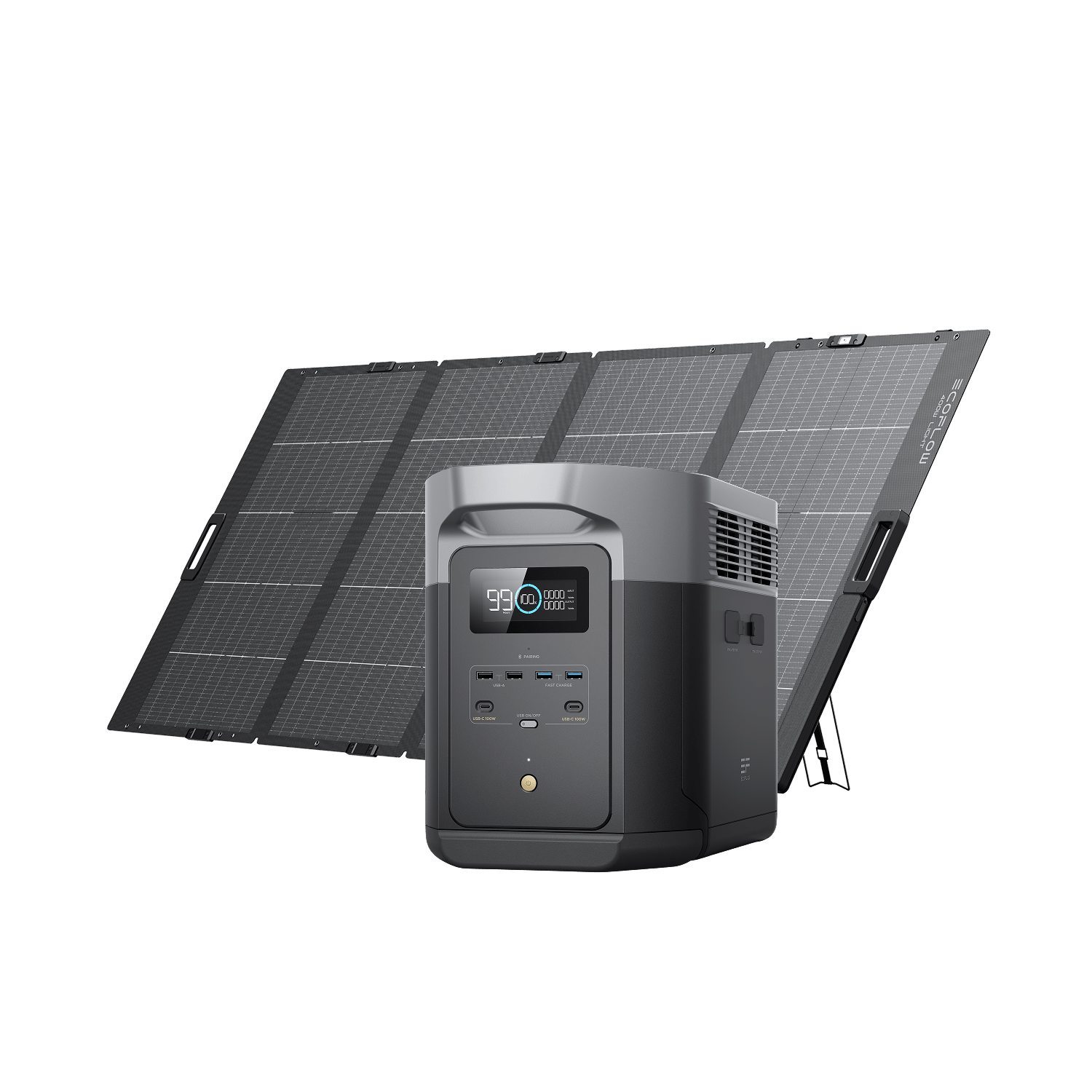 EcoFlow DELTA 2 Max + 400W Portable Solar Panel