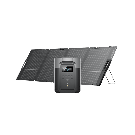 EcoFlow DELTA 2 Max Portable Power Station DELTA 2 Max + 220W Portable Solar Panel