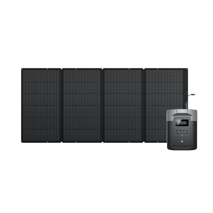 EcoFlow DELTA 2 Max Portable Power Station DELTA 2 Max + 400W Portable Solar Panel