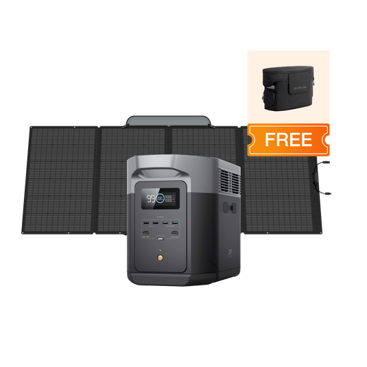 EcoFlow DELTA 2 Max Portable Power Station DELTA 2 Max + 400W Portable Solar Panel