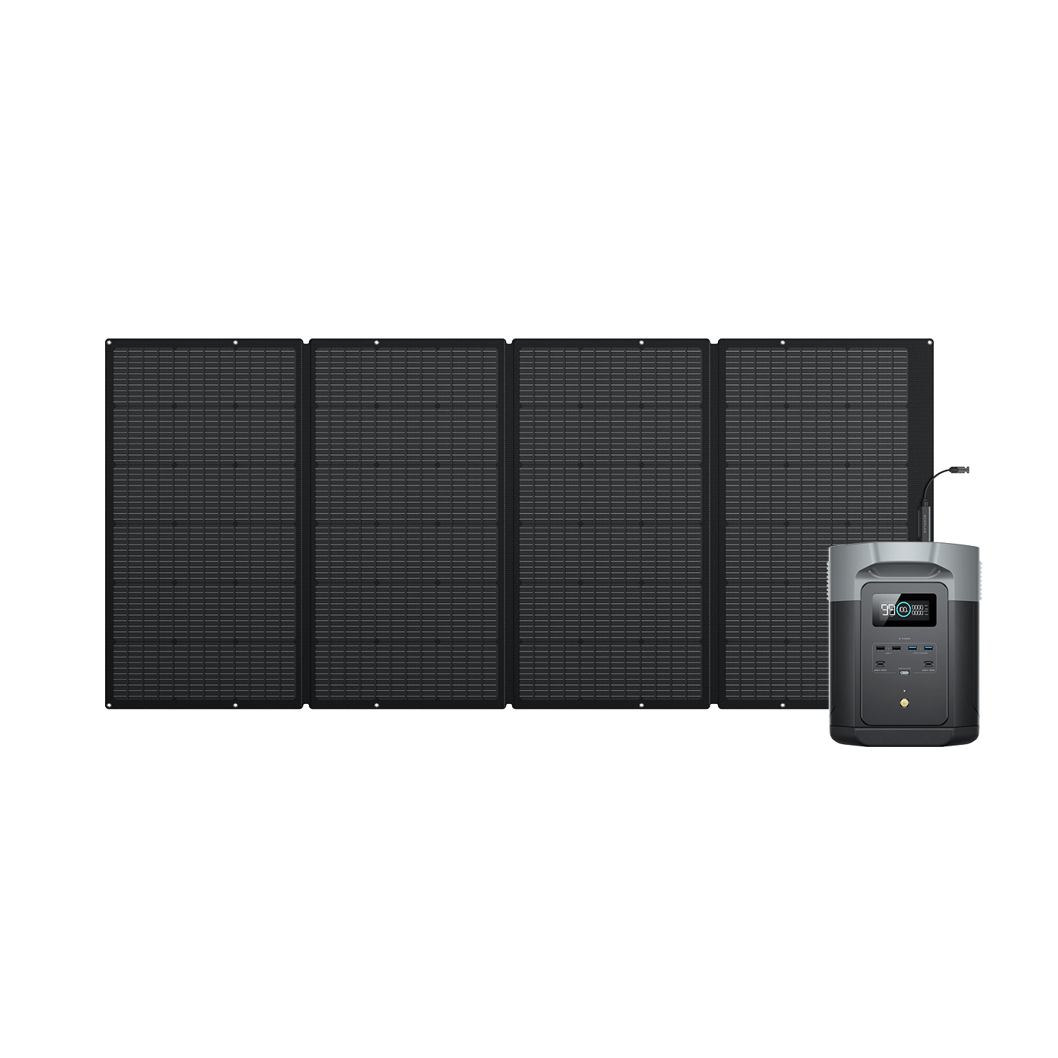 EcoFlow DELTA 2 Max Portable Power Station (Refurbished) DELTA 2 Max + 400W Solar Panel (Refurbished) (Member-only)