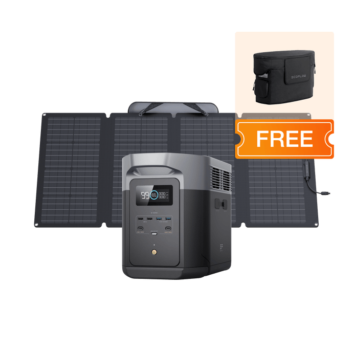 EcoFlow DELTA 2 Max Solar Generator (PV160W) 1*160W + DELTA 2 Max