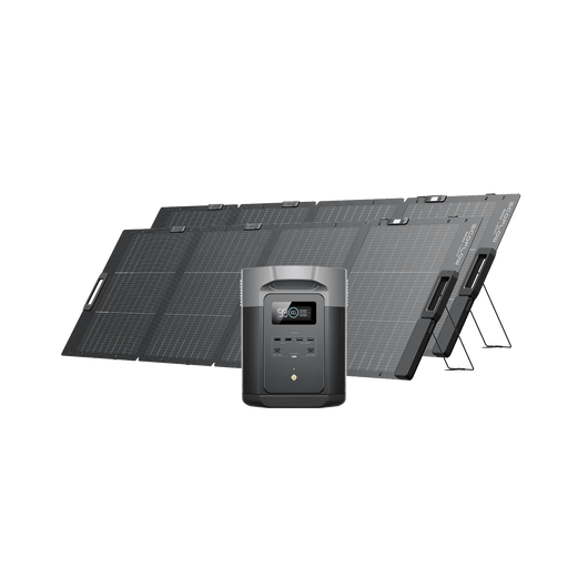EcoFlow DELTA 2 Max Solar Generator (PV220W) 2*220W + DELTA 2 Max