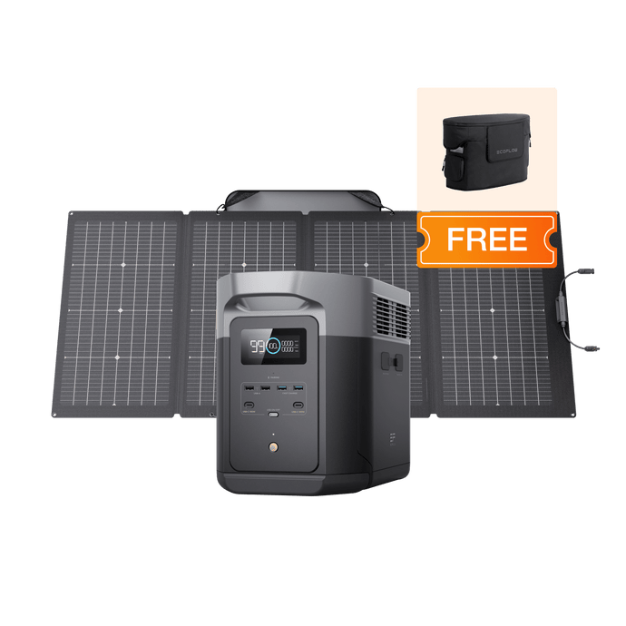 EcoFlow DELTA 2 Max Solar Generator (PV220W) 1*220W + DELTA 2 Max