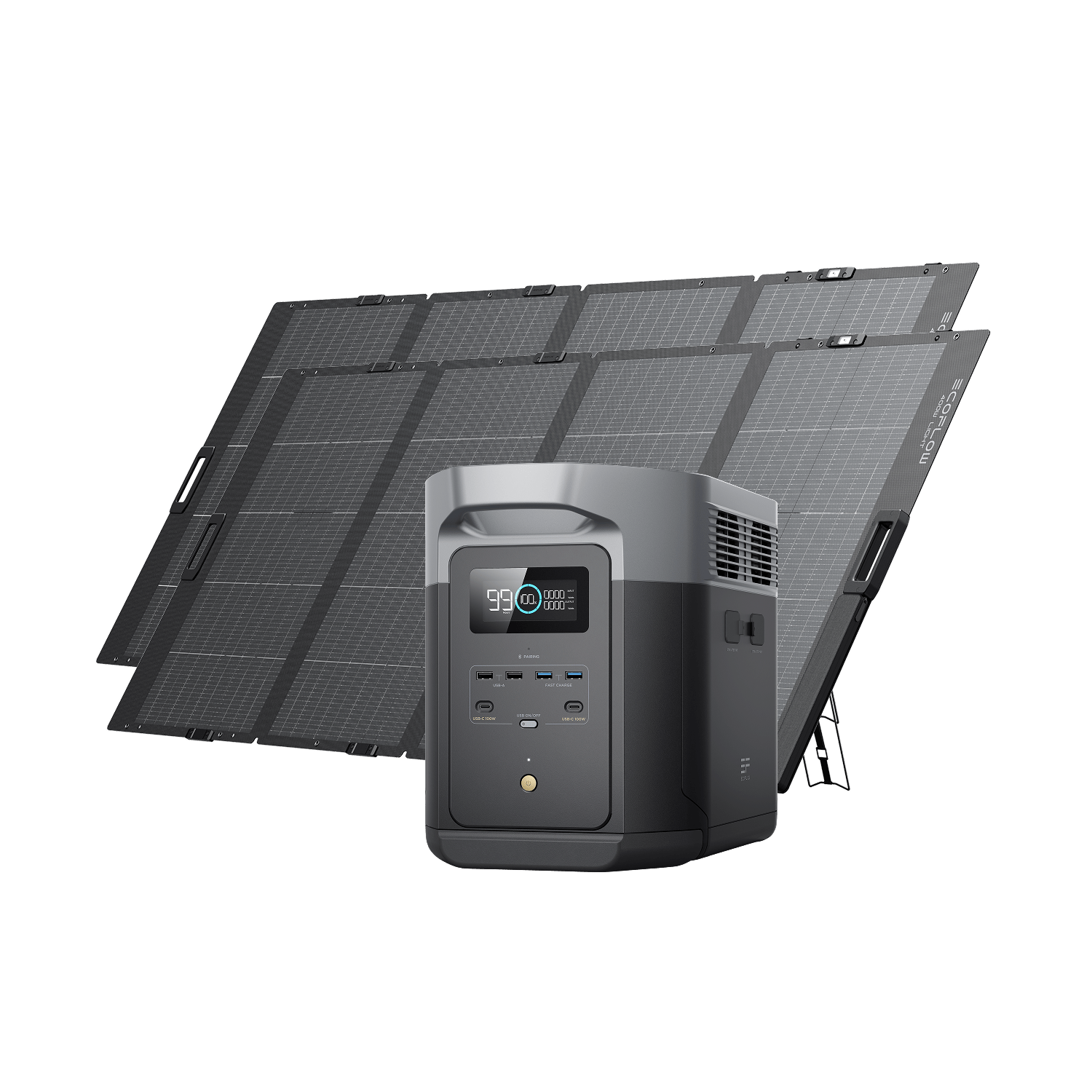 EcoFlow DELTA 2 Max Solar Generator (PV400W) 2*400W + DELTA 2 Max