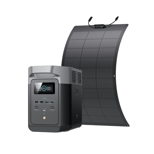 EcoFlow DELTA 2 Portable Power Station DELTA 2 + 100W Flexible Solar Panel
