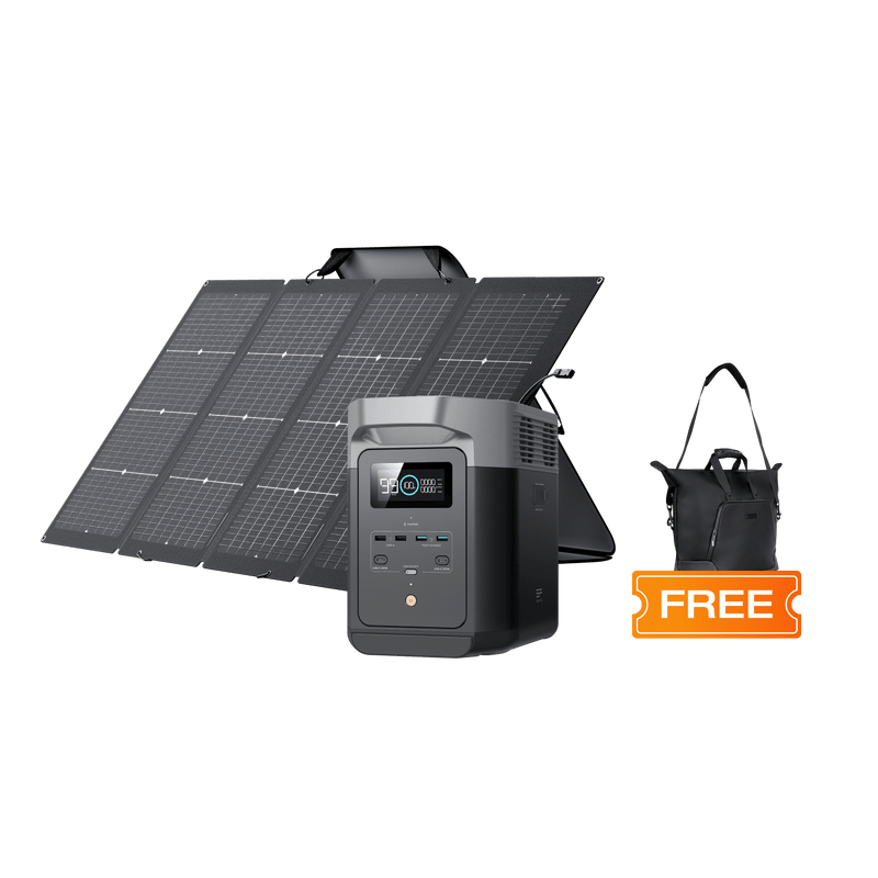 Load image into Gallery viewer, EcoFlow DELTA 2 Portable Power Station DELTA 2 + 220W Portable Solar Panel
