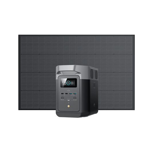 EcoFlow DELTA 2 Portable Power Station DELTA 2 + 175W Rigid Solar Panel