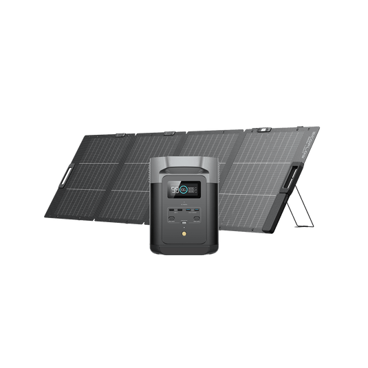 EcoFlow DELTA 2 Solar Generator (PV220W) 1*220W + DELTA 2