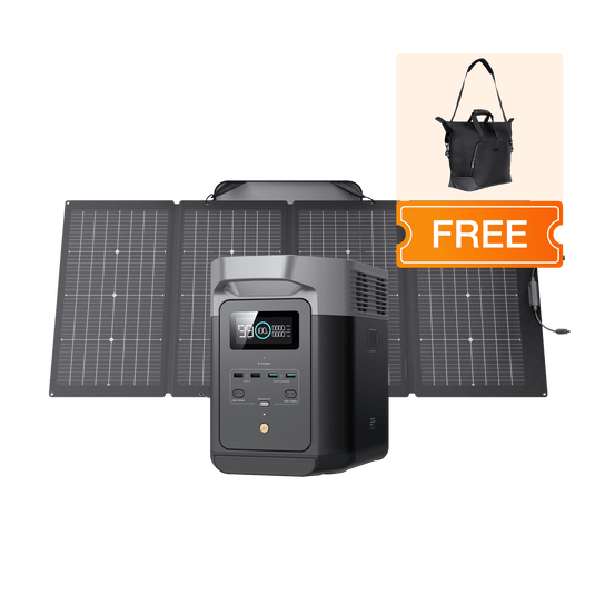 EcoFlow DELTA 2 Solar Generator (PV220W) 1*220W + DELTA 2