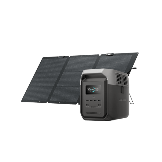 EcoFlow DELTA 3 1500 Portable Power Station DELTA 3 1500 + 160W Portable Solar Panel