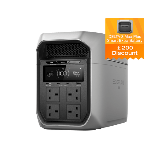 EcoFlow DELTA 3 Max Series (2048Wh) Portable Power Station DELTA 3 Max Plus (2048Wh) / DELTA 3 Max Plus Smart Extra Battery