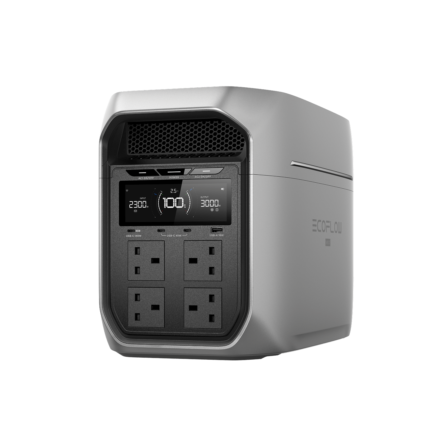 EcoFlow DELTA 3 Max Plus portable power station with 400W solar panel