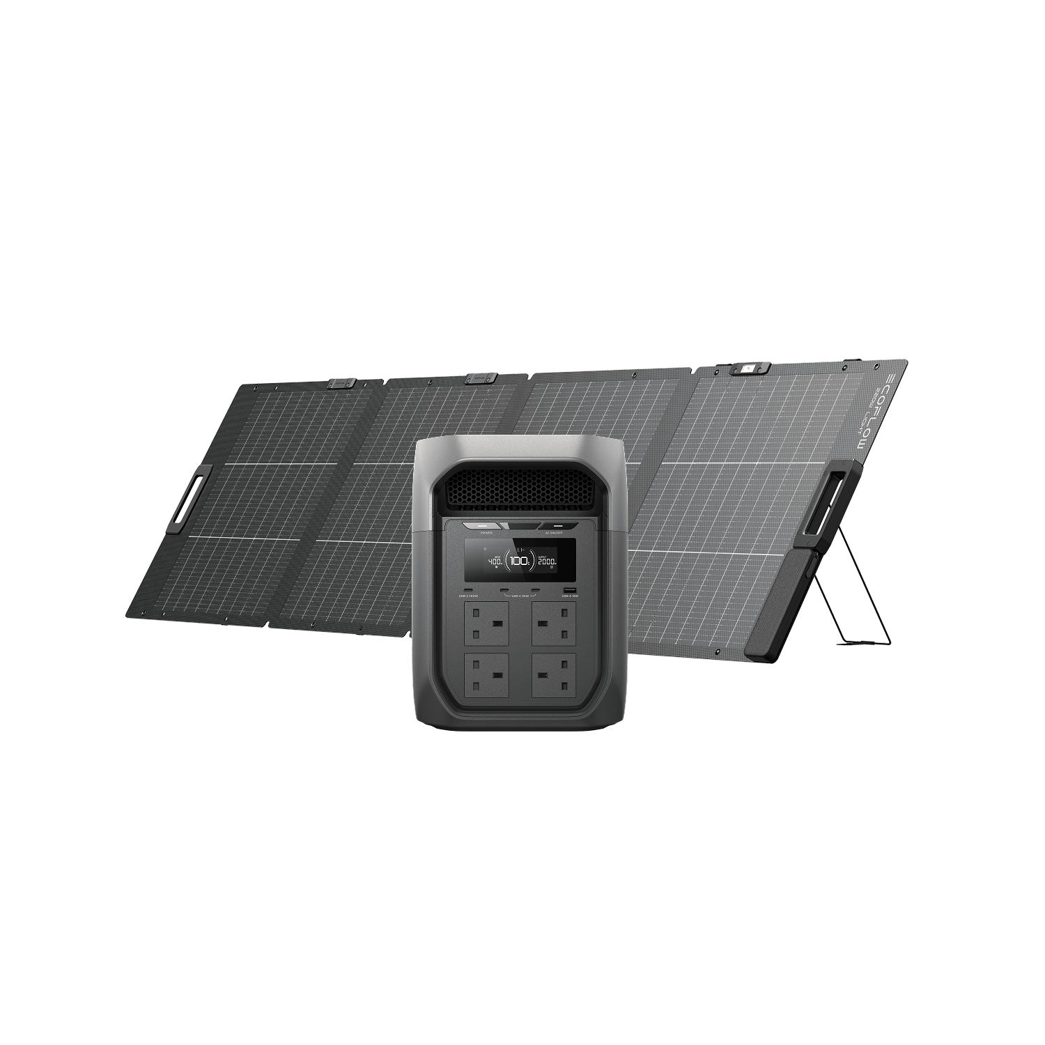 EcoFlow DELTA 3 Max + 220W Bifacial Solar Panel