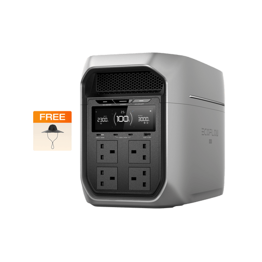 EcoFlow DELTA 3 Max Series (2048Wh) Portable Power Station DELTA 3 Max Plus (2048Wh) / No Accessory