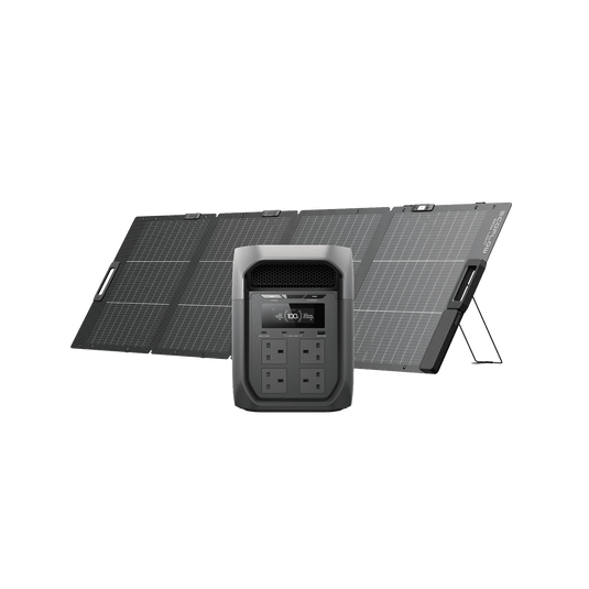 EcoFlow DELTA 3 Max Series Solar Generator (PV220W) DELTA 3 Max / 1*220W Bifacial Portable Solar Panel