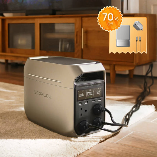 EcoFlow DELTA 3 Series Portable Power Station DELTA 3 Plus / RAPID 5K + RAPID Pro Charger (140W)